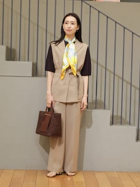 Ishii_TOMORROWLANDさん（レディース・163cm）の夏コーディネート