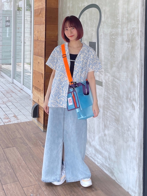 DENIM LONG SKIRT