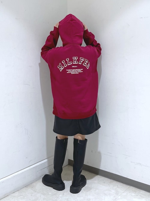 セール】FAUX LEATHER MINI JUMPER SKIRT（ジャンパースカート