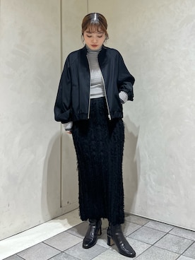 SAYAさん(レディース・154cm)の秋コーディネート