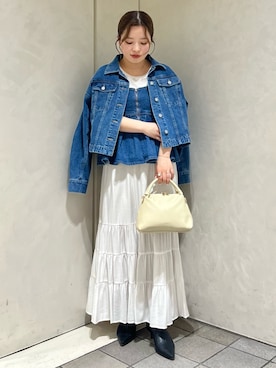 SAYAさん（レディース・154cm）の春コーディネート