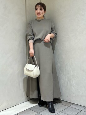 SAYAさん(レディース・154cm)の冬コーディネート