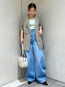 SAYAさん（レディース・154cm）の春コーディネート