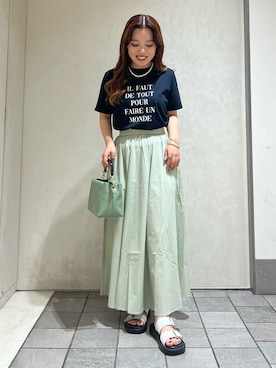 SAYAさん（レディース・154cm）の春コーディネート