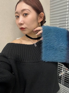 「アイテム（チョーカー）」を使った、hare_usamiさん（レディース・158cm・30代）の秋コーディネート