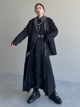 「アイテム（イヤリング）」を使った、hare_usamiさん（レディース・158cm・30代）の冬コーディネート