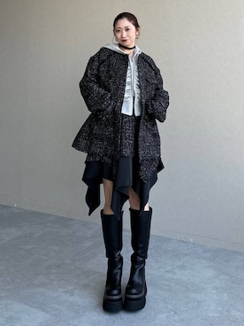 「アイテム（チョーカー）」を使った、hare_usamiさん（レディース・158cm・30代）の冬コーディネート