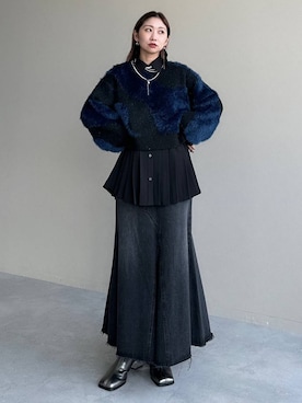 「アイテム（ピアス（両耳用））」を使った、hare_usamiさん（レディース・158cm・30代）の秋コーディネート