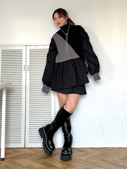 ハイショクラインロングブーツ(HARE)（ブーツ）｜HARE（ハレ）の