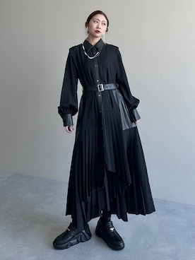 「アイテム（ネックレス）」を使った、hare_usamiさん（レディース・158cm・30代）の秋コーディネート