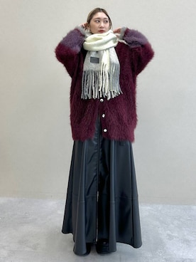 「アイテム（マフラー）」を使った、hare_usamiさん（レディース・158cm・30代）の秋コーディネート