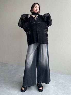 「HARE（ハレ）のアイテム（パンツ）」を使った、hare_usamiさん（レディース・158cm）の春コーディネート