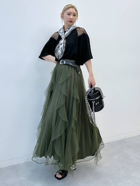 「アイテム（財布/小物）」を使った、hare_usamiさん（レディース・158cm・30代）の夏コーディネート