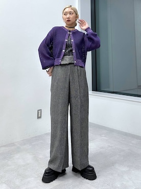 「結婚式2次会」｜「アイテム（ブーツ）」を使った、hare_usamiさん（レディース・158cm）の冬コーディネート