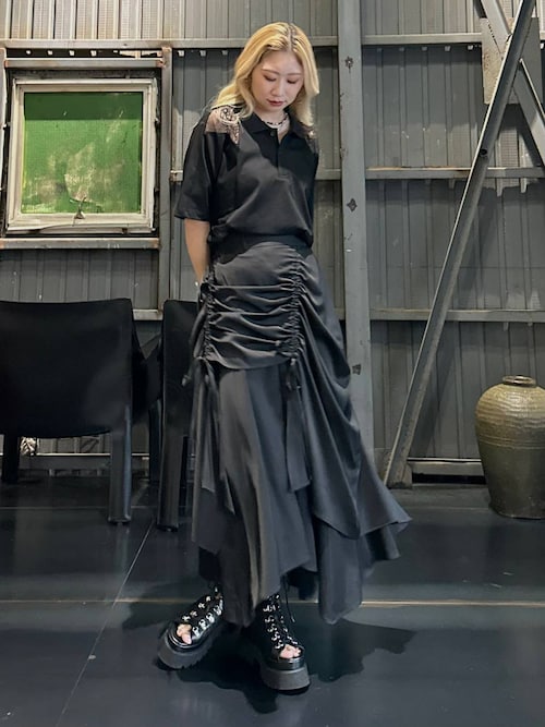 ポロシャツ ポロ レースキリカエポロTシャツ(HARE) レディース レースキリカエポロTシャツ(HARE)（ポロシャツ）｜HARE（ハレ