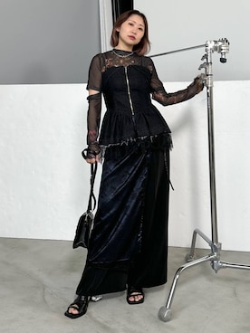 「アイテム（その他トップス）」を使った、hare_usamiさん（レディース・158cm）の春コーディネート