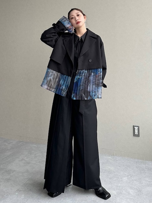 レイヤードトレンチジャケット by MAO KAWASAKI(HARE)（テーラード