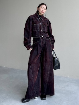 「アイテム（ピアス（両耳用））」を使った、hare_usamiさん（レディース・158cm・30代）の秋コーディネート