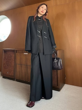 「HARE（ハレ）のアイテム（ボストンバッグ）」を使った、hare_usamiさん（レディース・158cm）の秋コーディネート