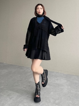 「HARE（ハレ）のアイテム（スカート）」を使った、hare_usamiさん（レディース・158cm）の春コーディネート