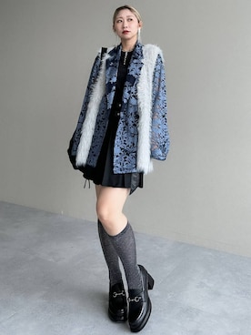 「HARE（ハレ）のモチーフツキチェーンネックレス(HARE)（ネックレス）」を使った、hare_usamiさん（レディース・158cm・30代）の夏コーディネート