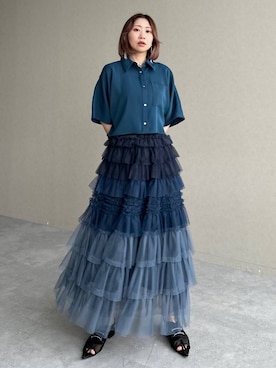 「HARE（ハレ）のアイテム（ブレスレット）」を使った、hare_usamiさん（レディース・158cm）の春コーディネート