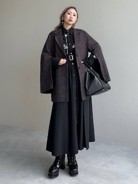 「アイテム（ワンピース/ドレス）」を使った、hare_usamiさん（レディース・158cm・30代）の秋コーディネート