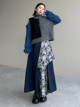 「アイテム（ピアス（両耳用））」を使った、hare_usamiさん（レディース・158cm・30代）の秋コーディネート