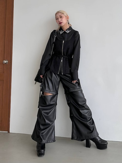 HARE ハレ 2WAYメタルカーゴパンツ　黒 楽天市場】2WAYメタルカーゴパンツ HARE ハレ パンツ その他のパンツ