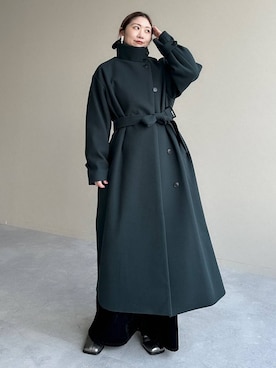 「アイテム（イヤリング）」を使った、hare_usamiさん（レディース・158cm）の秋コーディネート