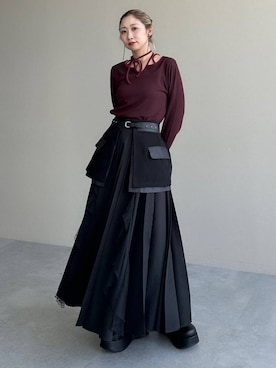 「アイテム（ピアス（両耳用））」を使った、hare_usamiさん（レディース・158cm・30代）の秋コーディネート
