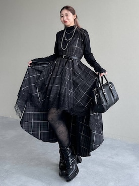 「HARE（ハレ）のアイテム（ワンピース/ドレス）」を使った、hare_usamiさん（レディース・158cm）の秋コーディネート