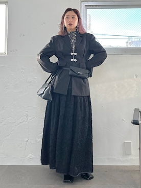 「HARE（ハレ）のアイテム（ジャケット/アウター）」を使った、hare_usamiさん（レディース・158cm）の冬コーディネート