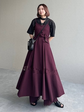 「HARE（ハレ）のアイテム（イヤリング）」を使った、hare_usamiさん（レディース・158cm）の春コーディネート