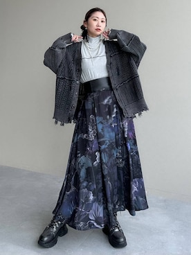 「アイテム（ピアス（両耳用））」を使った、hare_usamiさん（レディース・158cm・30代）の秋コーディネート