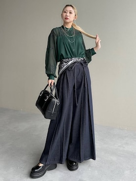 「アイテム（財布/小物）」を使った、hare_usamiさん（レディース・158cm・30代）の夏コーディネート