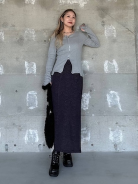 「アイテム（スカート）」を使った、hare_usamiさん（レディース・158cm・30代）の秋コーディネート