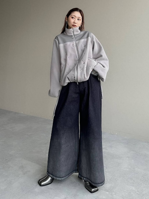 グラデーションハクプリントデニムパンツ(HARE)（デニムパンツ）｜HARE