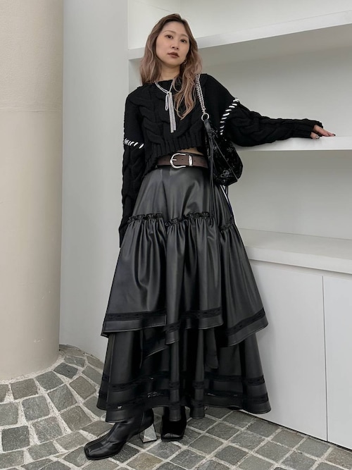 セール】ビンテージライクフェイクレザーベルト(HARE)（ベルト）｜HARE