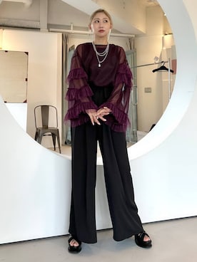 「アイテム（ブーツ）」を使った、hare_usamiさん（レディース・158cm）の夏コーディネート