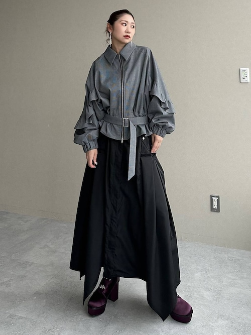 セール】MA-1ライクイレヘムスカート(HARE)（スカート）｜HARE（ハレ