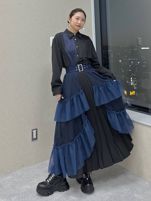 バイカラーチュールベルトスカート(HARE)（スカート）｜HARE（ハレ）の