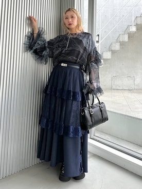 「結婚式2次会」｜hare_usamiさん（レディース・158cm）の夏コーディネート