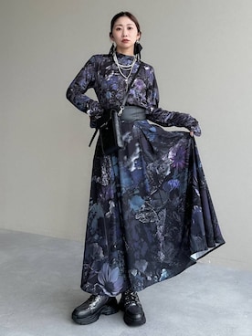 「アイテム（ピアス（両耳用））」を使った、hare_usamiさん（レディース・158cm・30代）の秋コーディネート