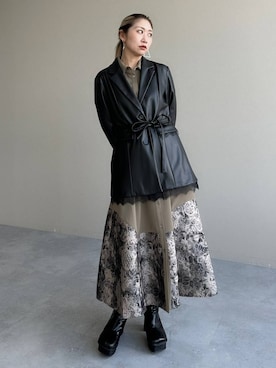 「アイテム（ピアス（両耳用））」を使った、hare_usamiさん（レディース・158cm・30代）の秋コーディネート