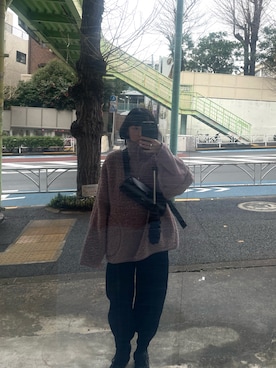 「Acne Studios（アクネストゥディオズ）のアイテム（ジャケット/アウター）」を使った、勝田里奈さん（レディース・161cm）の春コーディネート