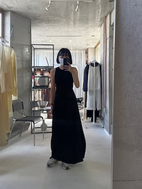 「勝田里奈」｜「アイテム（スカート）」を使った、勝田里奈さん（レディース・161cm）の秋コーディネート
