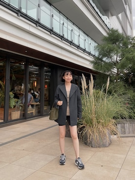「勝田里奈」｜「アイテム（ジャケット/アウター）」を使った、勝田里奈さん（レディース・161cm）の秋コーディネート