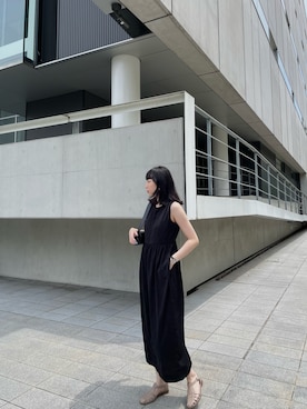 「Steven Alan（スティーブンアラン）のアイテム（サンダル）」を使った、勝田里奈さん（レディース・161cm）の夏コーディネート