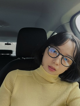 「MOSCOT（モスコット）のアイテム（ファッション雑貨）」を使った、勝田里奈さん（レディース・161cm）の秋コーディネート
